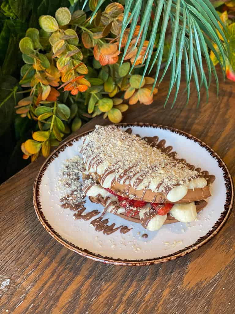 Pastacı Kremalı Sandviç Waffle